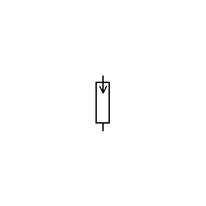 Simbolo: diversi, vari - soppressore di scariche elettriche con deviatore