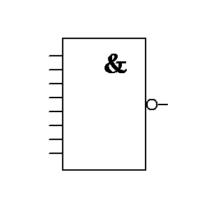 Simbolo: circuito integrato - NAND_8