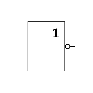 Simbolo: circuito integrato - NOR_2