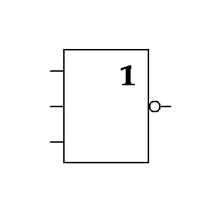 Symbol: integrierte schaltungen - NOR_3
