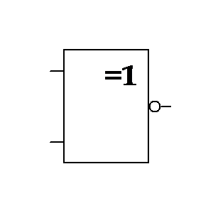 Symbole: circuits intégrés - XNOR