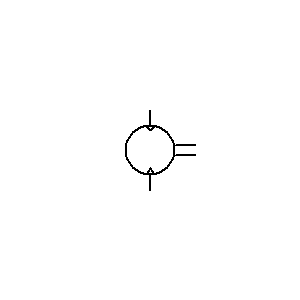 Symbol: silniki - DWUKIERUNKOWY SILNIK PNEUMATYCZNY BEZ REGULACJI