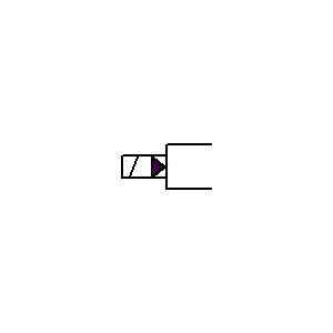 Symbol: combined control - ELEKTROMAGNES I ROZDZIELNICA POMOCNICZA - HYDRO