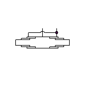 Symbol: silnik przelotowy - TELESKOPOWY DWUSTRONNEGO DZIAŁANIA