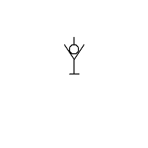 Symbol: połączenie rurowe - SZYBKOZŁĄCZE Z ZAWOREM JEDNOKIERUNKOWYM, ODŁĄCZONE