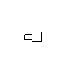 Symbol: zawór ciśnieniowy - ZAWÓR RÓŻNICOWY