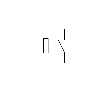 Symbol: bezpieczniki - bezpiecznik z oddzielnym obwodem sygnału