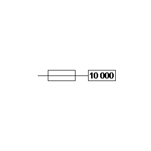 Symbol: wyłączniki - dla prądu zwarciowego do 10 kA