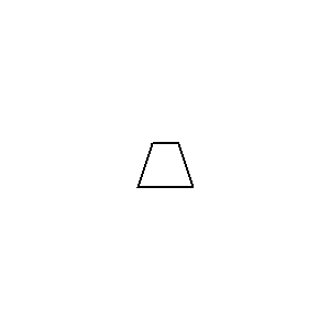 Symbol: dystrybucja zasilania - okablowanie na izolatorach (oznaczenie jest umieszczone nad okablowaniem)