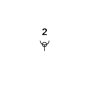 Symbol: gniazda - gniazdo podwójne z puszką panelową