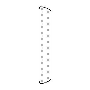 Symbol: złącza - CANNON25
