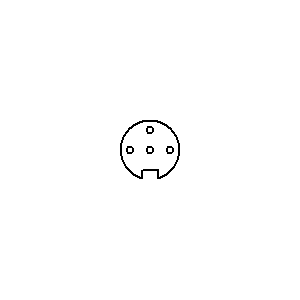 Symbol: złącza - DIN3