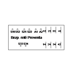Symbol: inne - przekaźnik bezpieczeństwa Preventa
