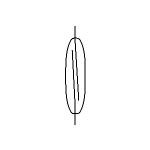 Symbol: styk przełączający - kontakt z językiem