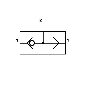 Symbol: schematy pneumatyczne - LUB
