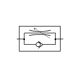 Symbol: schematy pneumatyczne - zawór dławiący