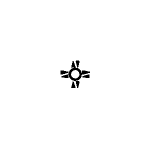 Symbol: ochrona przestrzenna - Podwójny czujnik sufitowy, mikrofalowy, PIR