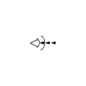 Symbol: ochrona przestrzenna - Kurtyna PIR antymasking