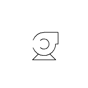 Symbol: pumps and turbines - centrifugal pump 1