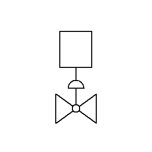 Symbol: zawory - zamknięcie sekcyjne