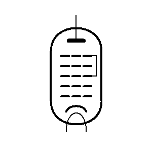 Symbol: electron - pentagrid