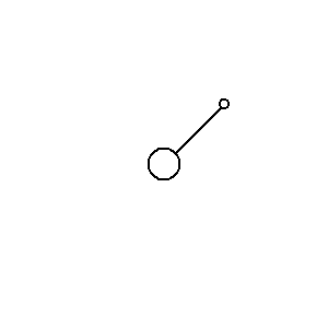 Symbol: devices - wyłącznik krańcowy (wyłącznik obsługiwany przez koło pasowe lub krzywkę)