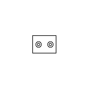 Symbol: devices - kontroler przyciskowy z dwoma przyciskami