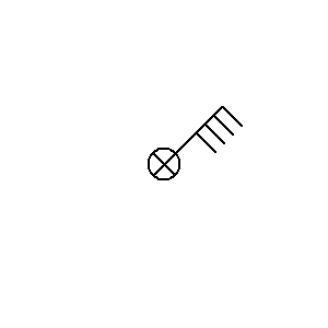 Symbol: devices - przełącznik trójbiegunowy z wyłączaniem środkowego przewodu z sygnałem