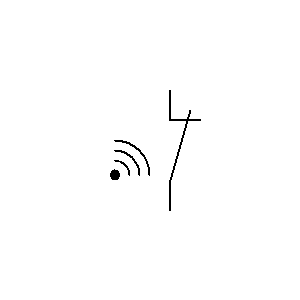 Symbol: sensors - Odbiornik RF - styk wyzwalający
