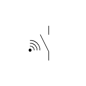Symbol: sensors - Odbiornik RF - styk przełączający