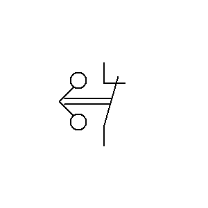 Symbol: sensors - czujnik prędkości - styk wyzwalający