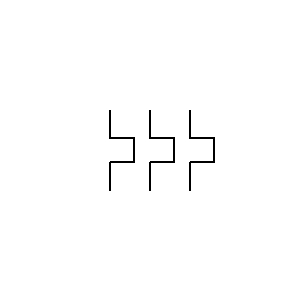 Symbol: przełączanie - Przekaźnik termiczny 3P