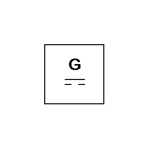 Symbol: zasilacze - Źródło napięcia stałego