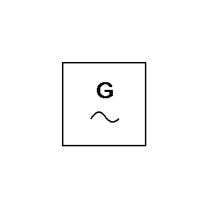 Symbol: zasilacze - Źródło napięcia AC