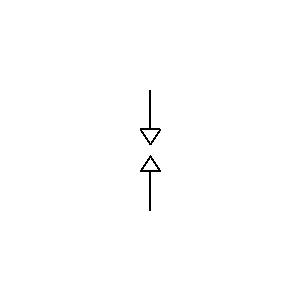 Symbol: protective devices - protective gap