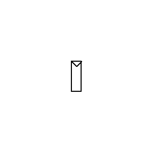 Symbol: źródła i wyświetlacze - ogniwo słoneczne