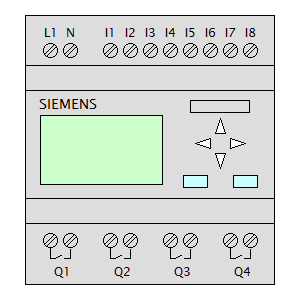 Symbol: plc - Siemens LOGO 12 24RC