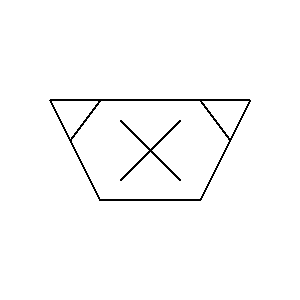 Symbol: kruszarki i młyny - młyn