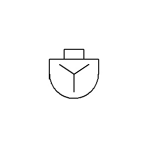 Symbol: mixers and kneaders - drum mixer