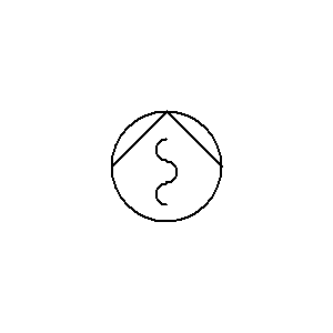 Symbol: liquid pumps - helical rotor pump