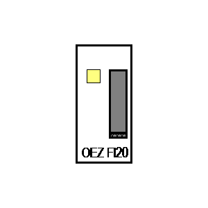Symbol: wyłącznik - OEZ FI20