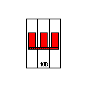 Symbol: wyłączniki automatyczne - LSN10B3p