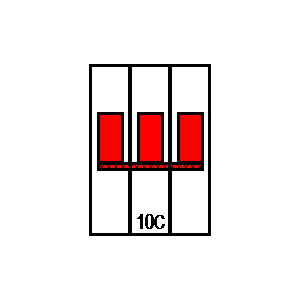 Symbol: wyłączniki automatyczne - LSN10C3p