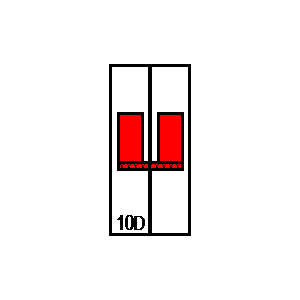 Symbol: wyłączniki automatyczne - LSN10D1+N