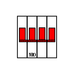 Symbol: wyłączniki automatyczne - LSN10D3+N