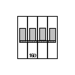 Symbol: wyłączniki automatyczne - LSN16D3+N
