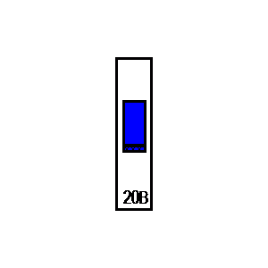 Symbol: wyłączniki automatyczne - LSN20B