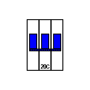 Symbol: wyłączniki automatyczne - LSN20C3p