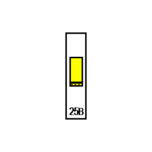 Symbol: wyłączniki automatyczne - LSN25B