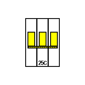 Symbol: wyłączniki automatyczne - LSN25C3p